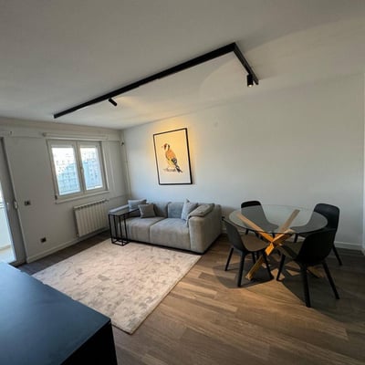 Location d’un appartement de 2 pièces, 55 m², quartier Savski Venac, Belgrade, Serbie